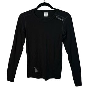 LeBent Black Base Layer XS Bamboo Merino Wool Thermal Long Sleeve Women’s